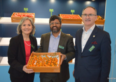 Inci Dannenberg, VK Kishore en Nico van Vliet van De Ruiter Seeds.